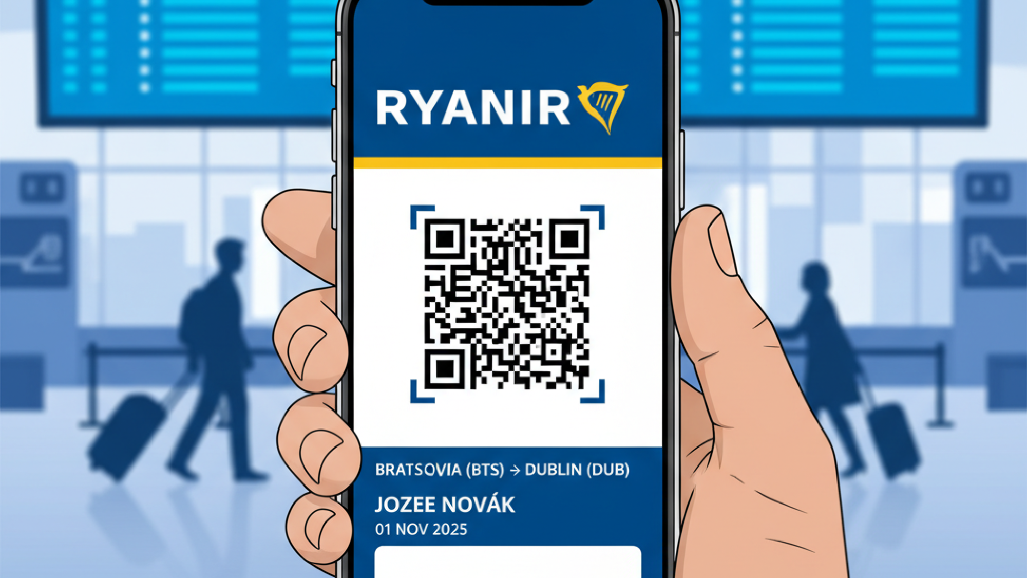 boarding pass ryanair mobil